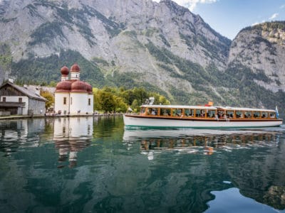 Boat at Königssee (c) Berchtesgadener Land Tourismus